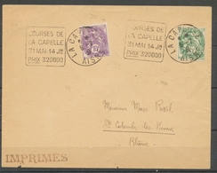 1931 DAGUIN, COURSES DE/LA CAPELLE/31 MAI 14 JN/, Prix 320.000, Obl Blancs X1177 - Guerre De 1870