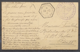 1915 TOULON-POSTES NAVALES:LIGNE-A Sur CP Maltes,RR, Superbe X1417 - Correo Marítimo