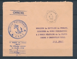 1969 Env. Cachet 83-TOULON-MONTCALM-MARINE-VAR Superbe X2773 - Maritime Post