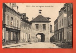 ZAR-11 Ervy-le-Châtel Porte Saint-Nicolas Et Justice De Paix. Envoyé Par Un Militaire Sous Enveloppe - Ervy-le-Chatel