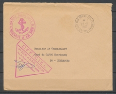 1967 Env En Fm Obl 83-Base Sous-marins-Toulon-Marine-Var Superbe X3769 - Schiffspost