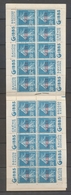 ALGERIE CARNET, 30c. Semeuse Bleu, S. 100, Guerre/Blanchon Perforé En Haut X4062 - Lots & Serien