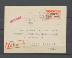 1929 Lettre Recommandé Avec N°257A, Expo Le Havre Sur LR, 20.5.1929, SUP X4520 - 1849-1876: Classic Period