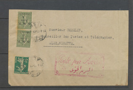1921 Env.  ALEP/ALEXANDRETTE  Syrie, Obl  ALEP, Griffe Rge Poste Par Avion X4606 - 1849-1876: Periodo Clásico