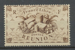 REUNION, N° 245a, Valeur Omise Neuf * Cote 750€. Signé Brun X4616 - Unused Stamps