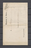 18.1.1871 Lettre RETHEL, K:PR/FELD=POST/RELAIS N°28, Rare, Superbe X4778 - Guerra Del 1870