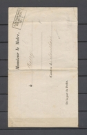 18.1.1871 Lettre RETHEL, K:PR/FELD=POST/RELAIS N°28, Rare, Superbe X4778 - Guerre De 1870