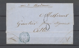 1861 Lettre CONFEDERATION/ARGENTINE, Càd Octogonal Bleu, SUP X4896 - Europe (Other)