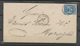 1881 Env. De MESSINA Italie 20c Obl Par Le Càd Marseille 4e, TB X4909 - Europe (Other)