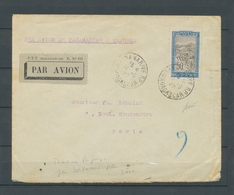 1927 Env. TANANARIVE-MAJUNGA Par Dagnaux, 50c Obl 14.6.27, Paris 9.7.27 X4936 - Cartas & Documentos