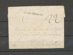 1759 Lettre ARM DAL : BASRHIN "au Camp De Clinlines" Guerre De 7 Ans Rare X5093 - Army Postmarks (before 1900)