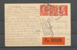 CP à 1f90 Obl Le Bourget, Griffe AMSTERDAM/16.X.28/PER LUCHTPOST... SUP X5172 - 1960-.... Storia Postale