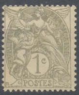 Type Blanc. 1c. Gris (IB) Neuf Luxe ** Y107 - Unused Stamps