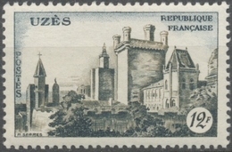 Château D'Uzès. 12f. Bleu-vert Et Bistre. Neuf Luxe ** Y1099 - Ungebraucht