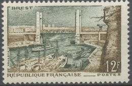 Port De Brest. 12f. Brun Et Vert Foncé. Neuf Luxe ** Y1117 - Nuevos