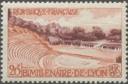 Bimillénaire De Lyon. Théâtre Antique De Fourvière. 20f. Lilas-brun Et Orange. Neuf Luxe ** Y1124 - Nuevos