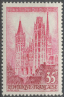 Série Touristique. Cathédrale De Rouen 35f. Rose Et Lie-de-vin. Neuf Luxe ** Y1129 - Nuevos