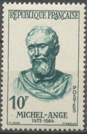 Célébrités étrangères. Michelangelo Buonarroti, Dit Michel-Ange 10f. Vert-bleu. Neuf Luxe ** Y1133 - Nuovi