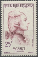 Célébrités étrangères. Wolfgang Amadeus Mozart 25f. Violet Et Brun-violet. Neuf Luxe ** Y1137 - Unused Stamps