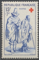 Au Profit De La Croix-Rouge.  Gravures De Jacques Callot L'aveugle Et Le Mendiant 15f. + 7f Outremer. Neuf Luxe ** Y1140 - Unused Stamps