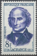 Grands Savants. Joseph-Louis Lagrange 8f. Bleu-vert Et Bleu-violet. Neuf Luxe ** Y1146 - Unused Stamps