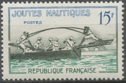 Jeux Traditionnels. Joutes Nautiques 15f. Vert Foncé, Bleu Et Vert. Neuf Luxe ** Y1162 - Unused Stamps