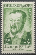 Célébrités. Joachim Du Bellay  12f. + 4f. Vert. Neuf Luxe ** Y1166 - Unused Stamps