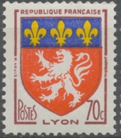 Armoiries De Villes (III) Lyon. 70c. Brun-rouge, Rouge, Bleu Et Jaune. Neuf Luxe ** Y1181 - Unused Stamps