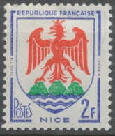 Armoiries De Villes (III) Nice. 2f. Bleu Foncé, Rouge Et Vert. Neuf Luxe ** Y1184 - Unused Stamps