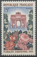 Floralies Parisiennes. Arc De Triomphe Du Carrousel, à Paris. 15f. Polychrome. Neuf Luxe ** Y1189 - Nuevos