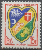 Blason D'Alger. 15f. Polychrome. Neuf Luxe ** Y1195 - Unused Stamps