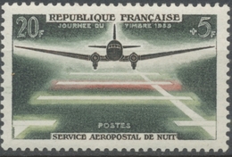 Journée Du Timbre Et 20e Anniversaire Du Service Aéropostal De Nuit. 20f. + 5f. Polychrome. Neuf Luxe ** Y1196 - Unused Stamps