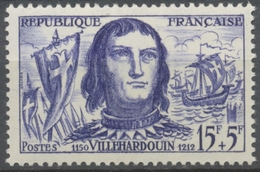 Célébrités. Geoffroi De La Villehardouin  15f. + 5f. Bleu-violet. Neuf Luxe ** Y1207 - Nuovi