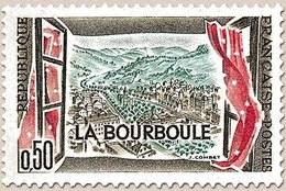 Station Thermale De La Bourboule. 50c. Brun Foncé, Carmin Et Vert-bleu Y1256 - Neufs