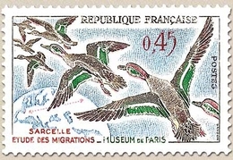 Oiseaux. Sarcelles. 45c. Multicolore Y1275 - Neufs