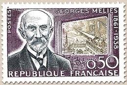 Centenaire De La Naissance De Georges Méliès. Georges Méliès Et Son Film Le Voyage Dans La Lune  50c. Y1284 - Neufs