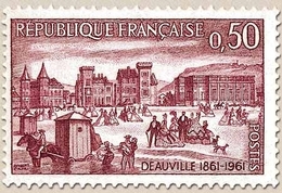 Centenaire De Deauville. Deauville En 1861  50c. Rose-lilas Y1294 - Neufs