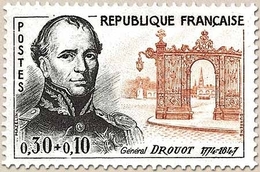 Célébrités. Général Drouot Et Les Grilles De Lamour, Place Stanislas, à Nancy  30c. + 10c. Y1298 - Neufs