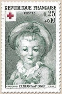 Au Profit De La Croix-Rouge. Reproductions De Fragonard (1732-1806).  L'enfant En Pierrot 25c. + 10c. Y1367 - Neufs