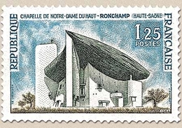 Série Touristique. Chapelle De Notre-Dame Du Haut, à Ronchamp  1f.25 Bleu, Vert-noir Et Olive Y1394A - Nuovi