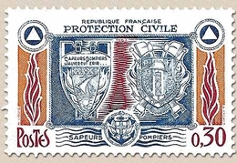 Protection Civile (sapeurs-pompiers) 30c. Jaune-orange, Carmin Et Outremer Y1404 - Neufs