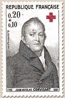 Au Profit De La Croix-Rouge.  Jean-Nicolas Baron Corvisart 20c. + 10c. Noir Y1433 - Neufs