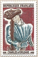 Célébrités. Charles D'Orléans (1391-1465), Poète, 5° Centenaire De Sa Mort 40c. + 10c. Y1445 - Ongebruikt