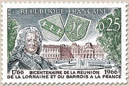 Bicentenaire De L'intégration De La Lorraine Et Du Barrois. Stanislas Leczinski Et Château De Lunéville 25c. Y1483 - Ongebruikt