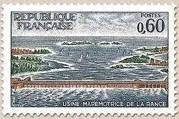 Usine Marémotrice De La Rance. 60c. Gris-bleu, Brun Et Vert Y1507 - Neufs