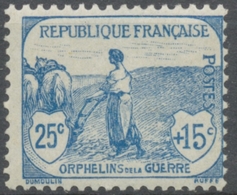 Au Profit Des Orphelins De La Guerre. 25c. + 15c. Bleu Neuf Luxe ** Y151 - Unused Stamps