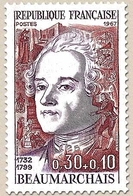 Célébrités. Beaumarchais 30c. + 10c. Rouge-brique Et Violet Y1512 - Unused Stamps