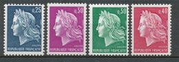 Série Type Marianne De Cheffer (I) 4 Valeurs Y1536BS - Unused Stamps