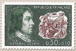 Célébrités. Général Louis-Charles-Antoine Desaix De Veygoux (1768-1800) 30c. + 10c. Vert Et Brun-carmin Y1551 - Nuovi