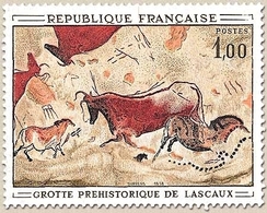 Oeuvre D'art. Peinture Rupestre De La Grotte De Lascaux à Montignac (Dordogne) 1f. Polychrome Y1555 - Unused Stamps